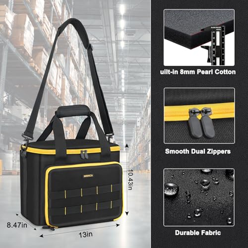 Tool Bag Compatible with DEWALT 20V MAX Circular Saw DCS391B/DCS565B Yellow