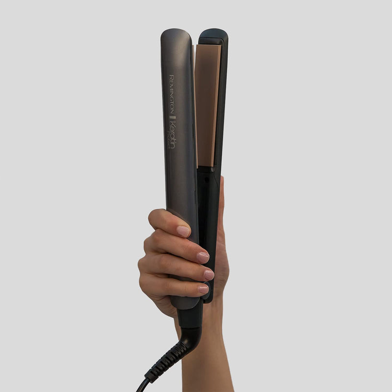 Remington Keratin Protect Intelligent Hair Straightener, S8598 | Heat Sensor Measures Moisture and Adapts Temperature, Plates Infused with Keratin and Almond Oil