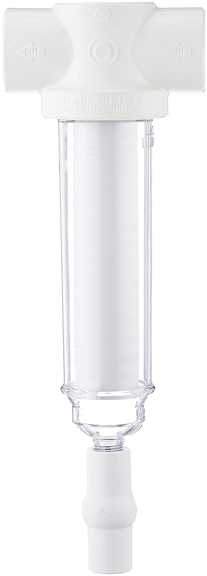 Rusco 1-1/2-250-F Polyester Screened Spin-Down Filter System , White