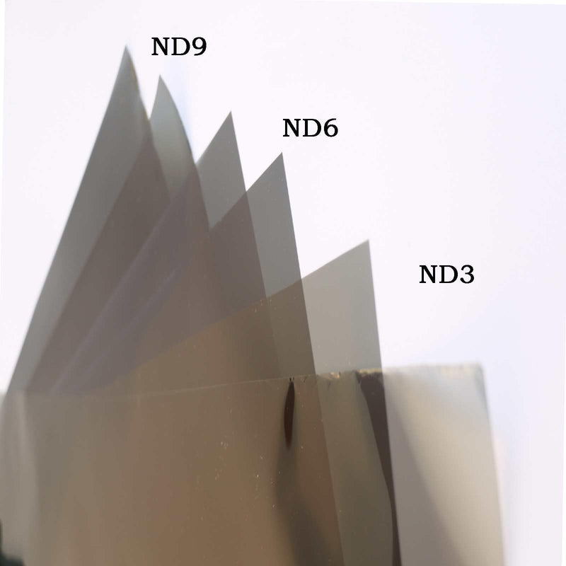 6 Sheets Lighting Neutral Density Gels Filter,ND3 ND6 ND9 Light Gel Polyester ND for Photo Studio Video Flashlight Led Photography 16x20 inches