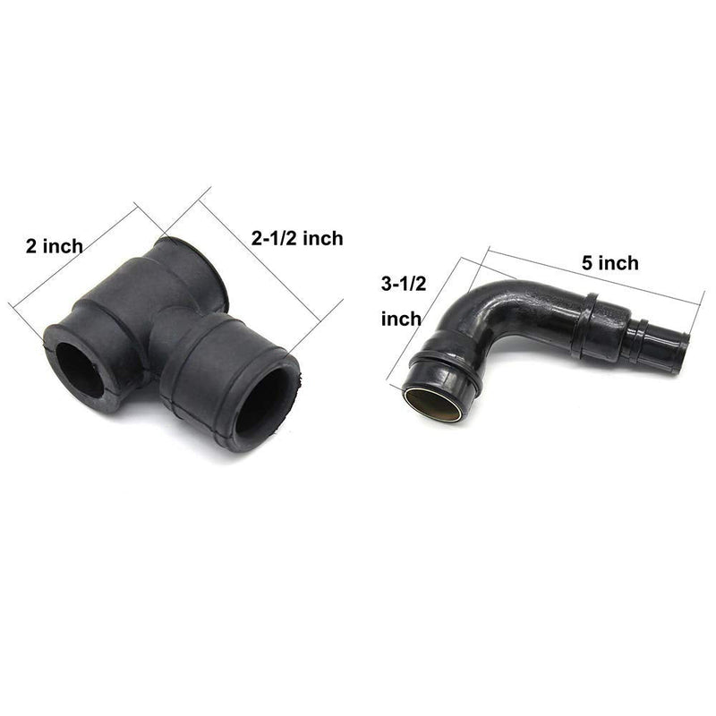 06A103213F Engine Crankcase Breather Hose Fit for Jetta for Audi VW 1.8T MK4 (8Pieces)