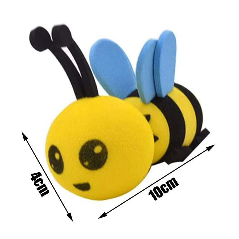 Car Aerial 3 Pcs Car Aerial Toppers Cute Honey Bee Aerial Balls Happy Face Bumble Bee Car Stickers Funny Antenna Hats