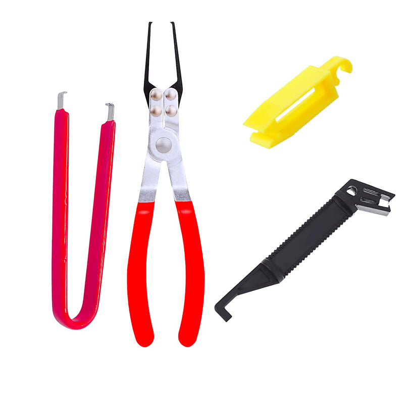 Relay Puller Pliers, Fuse Puller Pliers, 4-Pack Automotive Relay Fuse Puller Tool, FMM Fuses Puller Tool, Vehicles Battery Terminal Remover