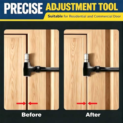 Door Hinge Adjustment Tool for Residential & Commercial Doors Large