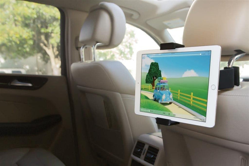 Kenu Airvue | Car Headrest Tablet Mount for iPad mini, iPad Air, iPad Pro, Galaxy Tablets, Android Tablets, Kindle Fires and Surface Pros Tablet Stand | Black