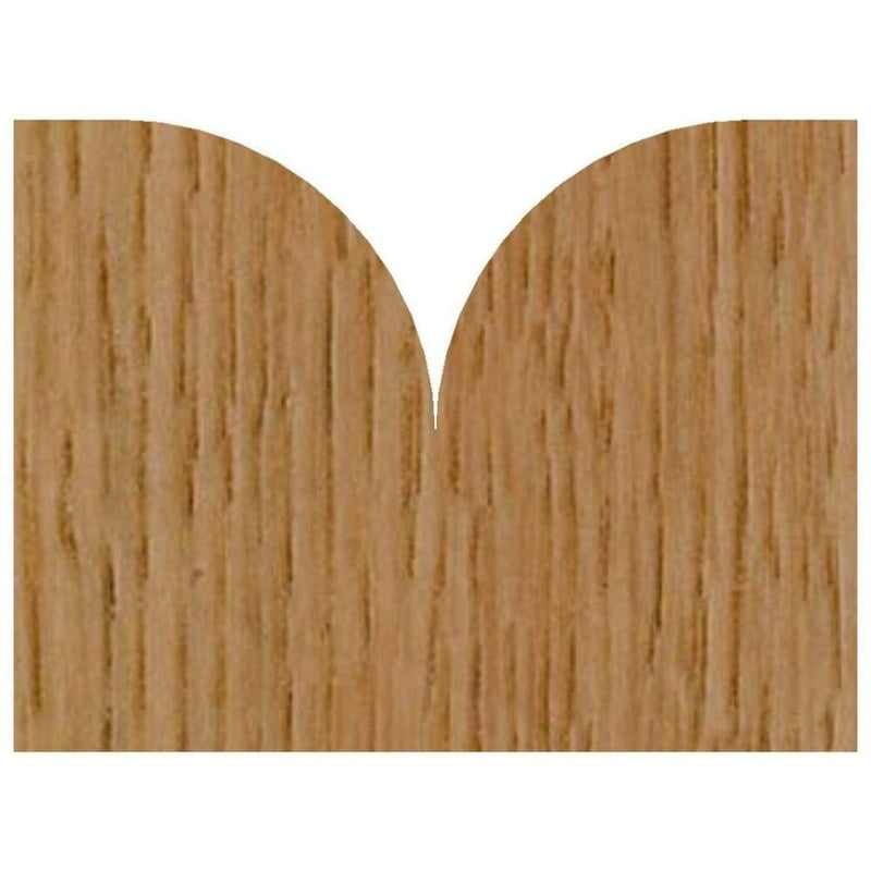 Whiteside 1574 Point Cutting Roundover Router Bit: 3/4 Inch Cutting Diameter, 3/8 Inch Radius, 5/8 Inch Cutting Length, 1/4 Inch Shank, 2 Inch Overall Length