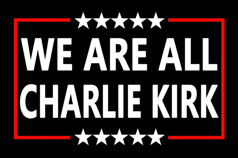 10 Pack We are All Charlie Kirk I Am Turning Point USA Patriot Pray Justice Assassination Shooting Hero Freedom Merch Stickers Laptop Bumper Decal Window Waterproof Car Stickers