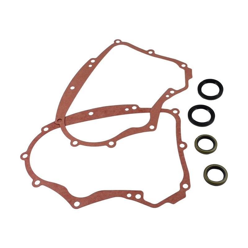 594195 Crankcase Gasket 2-Pack & 795387 Oil Seal 2-Pack Kit, for Small Gasoline Engines, Replaces 591911 273488 690945 697227