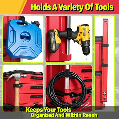 Tool Holder with Straps Fits for Milwaukee Packout Toolbox