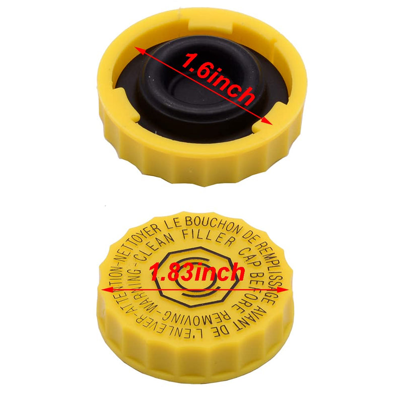 Brake Master Cylinder Reservoir Cap Replacement For Jeep Patriot Compass GRAND CHEROKEE Dodge Grand Caravan Chrysler Town Country PT CRUISER 5014518AA ‎04683656AB 42053 4683656 68398161AA
