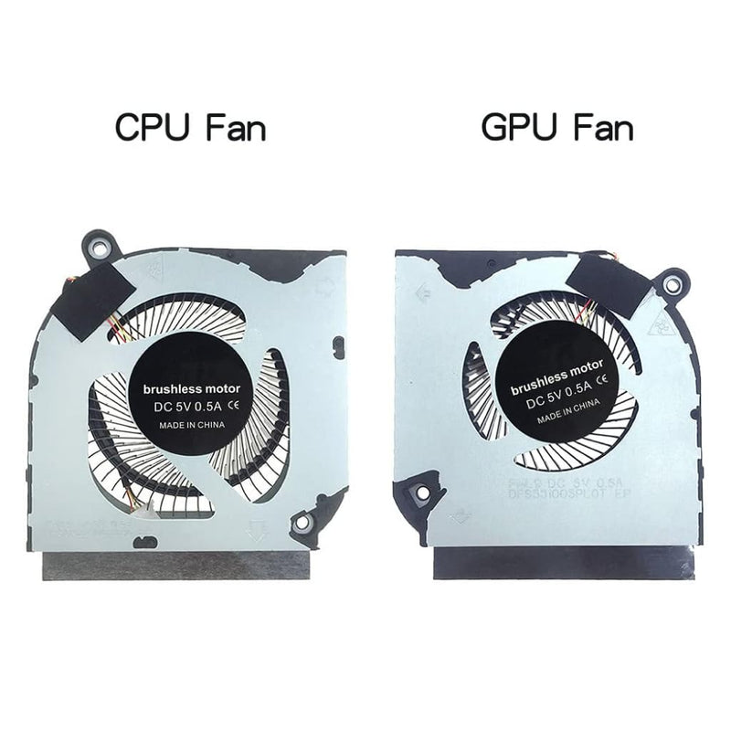 Replacement Cooling Fans for Acer Nitro 5 (2020) N20C1 AN515-55 AN515-45 AN517-52 AN517-41 AN515-56 -57 AN515-57-55RY AN515-55-50V2 AN515-55-72ST AN515-55-75BM AN515-55-59TA AN515-45-R7WA Laptop