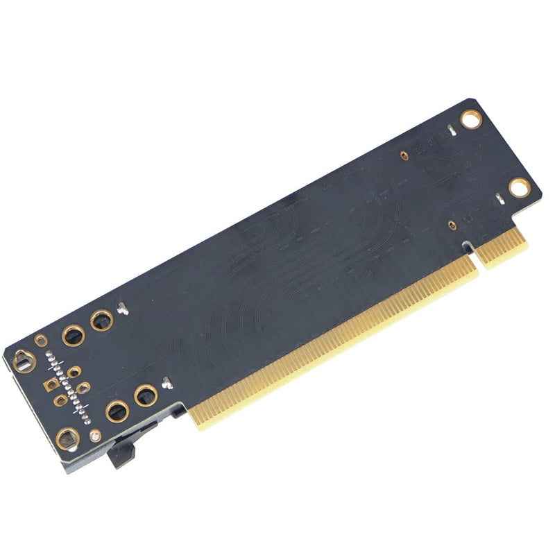 JMT PCI-E 4.0 x16 1 to 2 Expansion Card Gen4 Split Card PCIe-Bifurcation x16 to x8x8 with 20mm Spaced Slots CPU4P Power Supply Port (SATA) SATA PCI-E 4.0