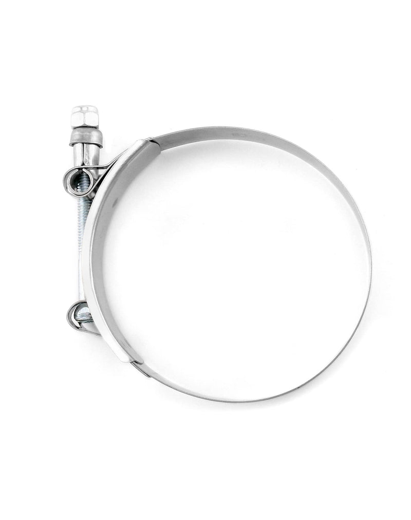 QWORK 3" T-Bolt Hose Clamp Stainless Steel, Working Range 83mm-91mm for 3" Hose ID, Turbo Intake Intercooler Clamp, 4 Pack 3" Clamp Range 83mm-91mm (3.27"-3.58")