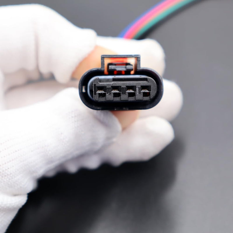 Fuel Rail Pressure Sensor Connector Pigtail Compatible with Chevy and GM 2017-2024 with L5P Duramax 6.6L Engine Wiring Harness Plug