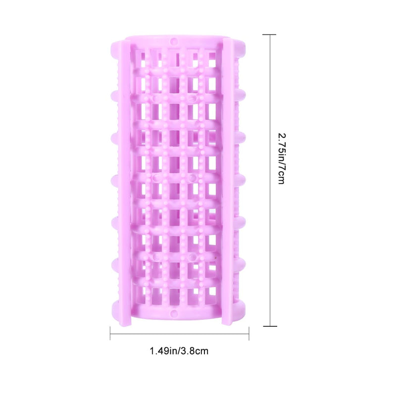  [AUSTRALIA] - Healeved Hair Rollers Plastic Hair Curlers No Heat 20 Pcs Curlers Rollers for Styling Lightweight Self Grip Rollers for Wet Home Salon Use