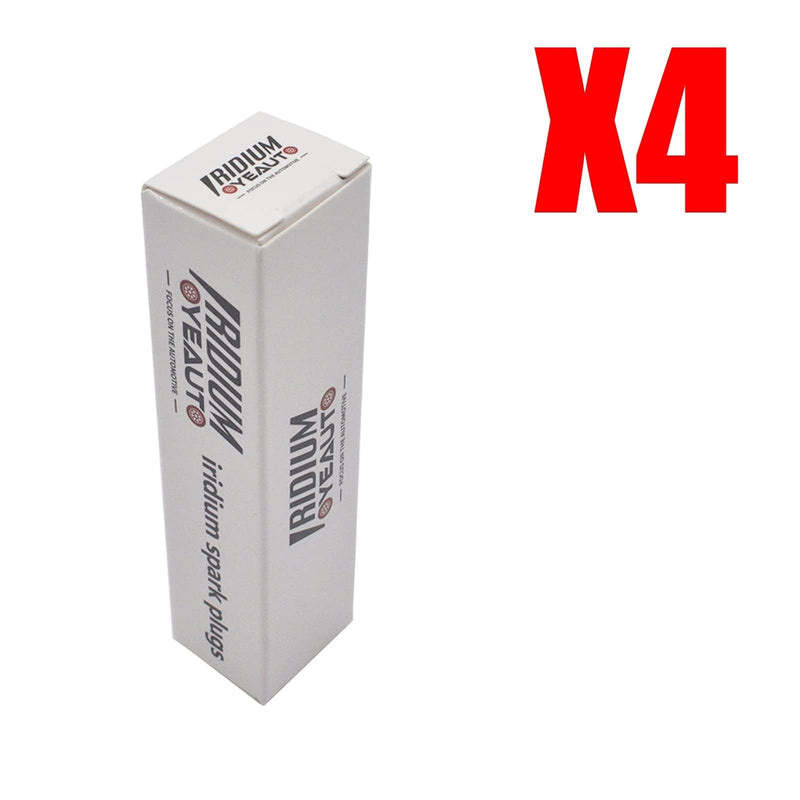 Iridium Spark Plugs 4 Pack 7090 BKR5EGP Fit For Volkswagen Toyota Subaru Honda Audi Hyundai Mitsubishi Nissan Mini Kia Saab Dodge Jeep Suzuki Mazda Acura Chrysler Chevrolet Mercury Ford L4 C01020002
