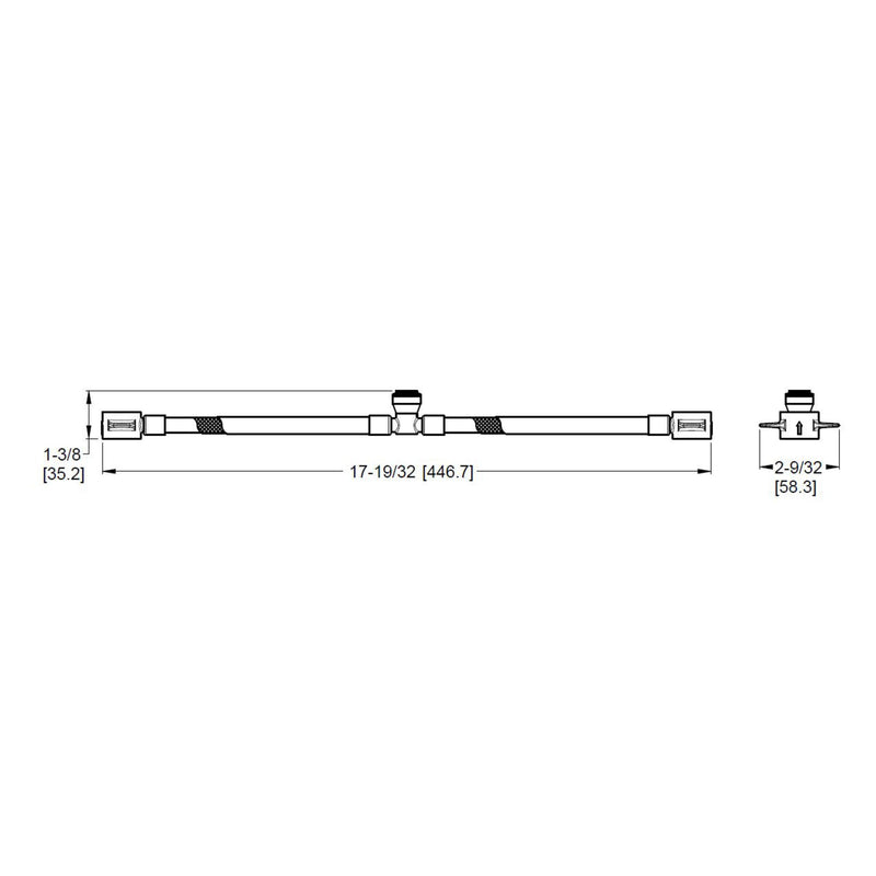 Pfister 9710250 Quick Connect Hose Assembly for Widespread 49 Series, Genuine Replacement Part, Count 1 19 inches Model: 971-0250