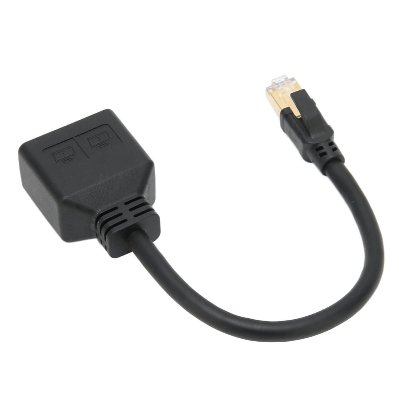 RJ45 Network 1 to 2 Port Ethernet Adapter Splitter, 1 Male to 2 Female LAN Ethernet Splitter Adapter Cable for All Networks, Homes and Offices, and All Broadband Connections