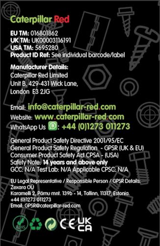 5X Natural PEEK Socket Head Screws & Bolts M8 x 40mm, Nuts & Washers