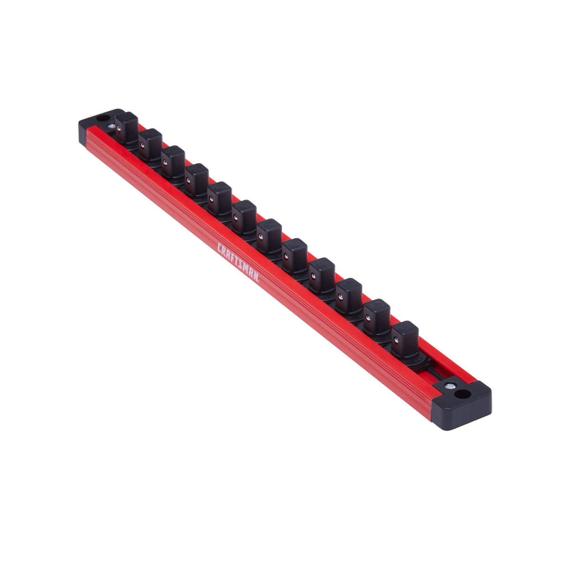 CRAFTSMAN Locking Magnetic Socket Rail Holder, Tool Tray Storage Organizer, 1/2 Inch (CMMT99411) 1/2 in 1/2-Inch Drive Holder