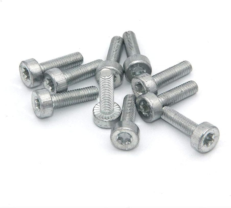 20Pcs Silver Iron Spline Screw Bolt T27 M5X18 Fit for STIHL Chainsaw Weed Eater Strimmer 9022 340 1010 Chainsaw Parts and Accessories,Chainsaw Accessories