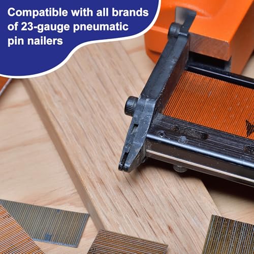 uxcell 5000pcs 23 Gauge Headless Pins Nails Stainless Steel 3/4" Length 1inch 5000
