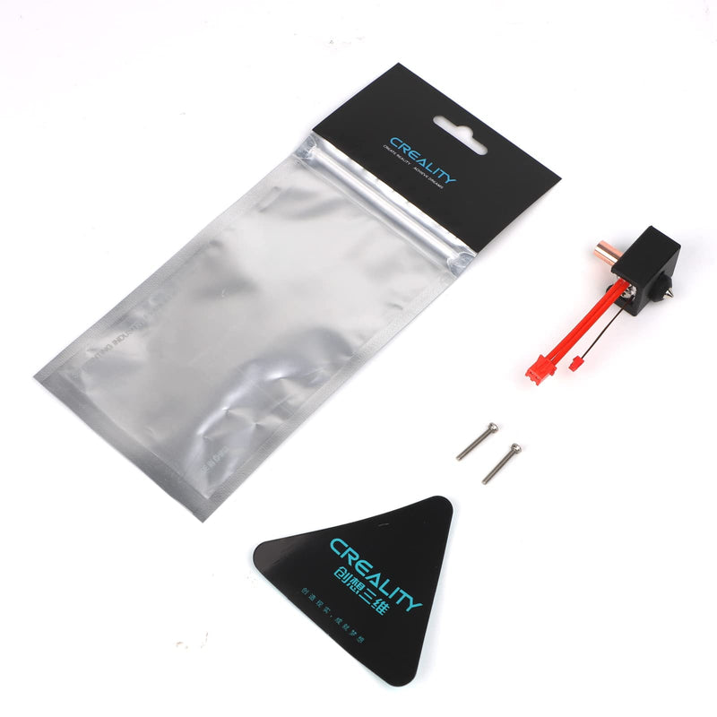 Creality Official Sprite Extruder Upgrade Heater Block Kit High Temperature Pro 300℃ Titanium Heatbreak Plated Copper Nozzle Compatible with Creality Ender 3 S1/Ender3 S1 Pro/CR10 Smart Pro C-High Temperature PRO