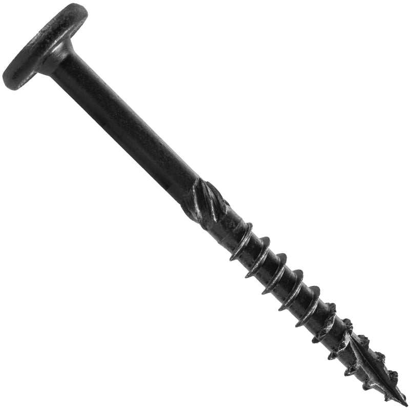 Jake Sales 15x3 Black Wafer Head Structural Lag Screws. Used for Log Construction, Timber Framing, Laminated Beams and Pole Barns Among Other Uses. T-30 Torx/Star Drive (50 Count) 15x3" 50 Count
