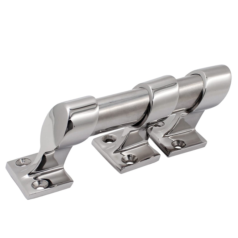 SHENGHUISS 2 Pack 7/8 inch Stainless Steel 316 Hand Rail Fitting, 60 Degree End Lift Handrail Fitting for 7/8 inch O.D. Tube Marine Boat Yacht with Screws 2 Pcs 7/8” End