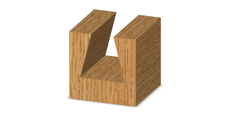 Whiteside Router Bits D14-51 Dovetail Bit with 1/2-Inch Large Diameter and 1/2-Inch Cutting Length