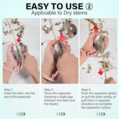 Handheld Bud Debudder Tool - Bud Stripper & Bucker Pink