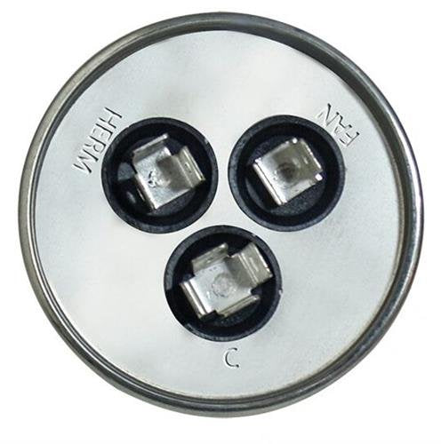 97F9816 - 60 + 5 uf MFD 370 Volt VAC - Genteq Round Dual Run Capacitor Upgrade | Round Dual Run