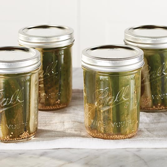 Ball Regular Mouth Lids for Glass Mason Jars, Used for Canning, Pickling, Juice, Jam, Jelly 12-Count, Pack of 8 (96-Lids Total) 12 Count (Pack of 8)