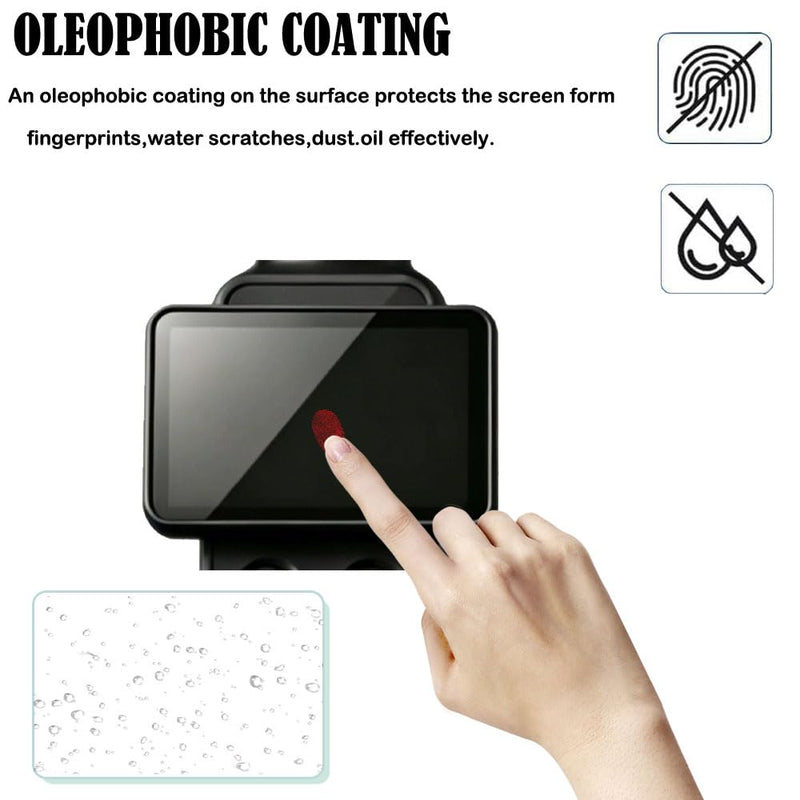 PCTC 3 Pcs Screen Protector for DJI osmo pocket 4 pro | 9H Hardness Tempered Glass for DJI pocket 4 pro Accessories, Anti-Scrach Anti-Fingerprint Anti-Bubble