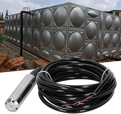 DC 24V 4-20mA Throw-in Type Liquid Water Level Sensor Transmitter For Detecting 0-5m Range Depth