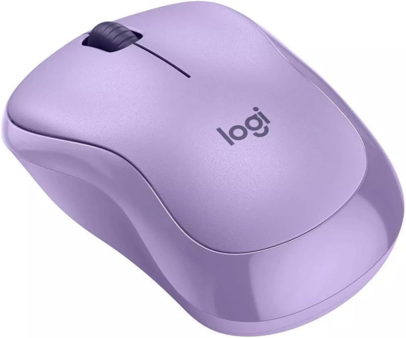 Logitech M220 Wireless Mouse, Purple | Silent Clicks, Compact Design