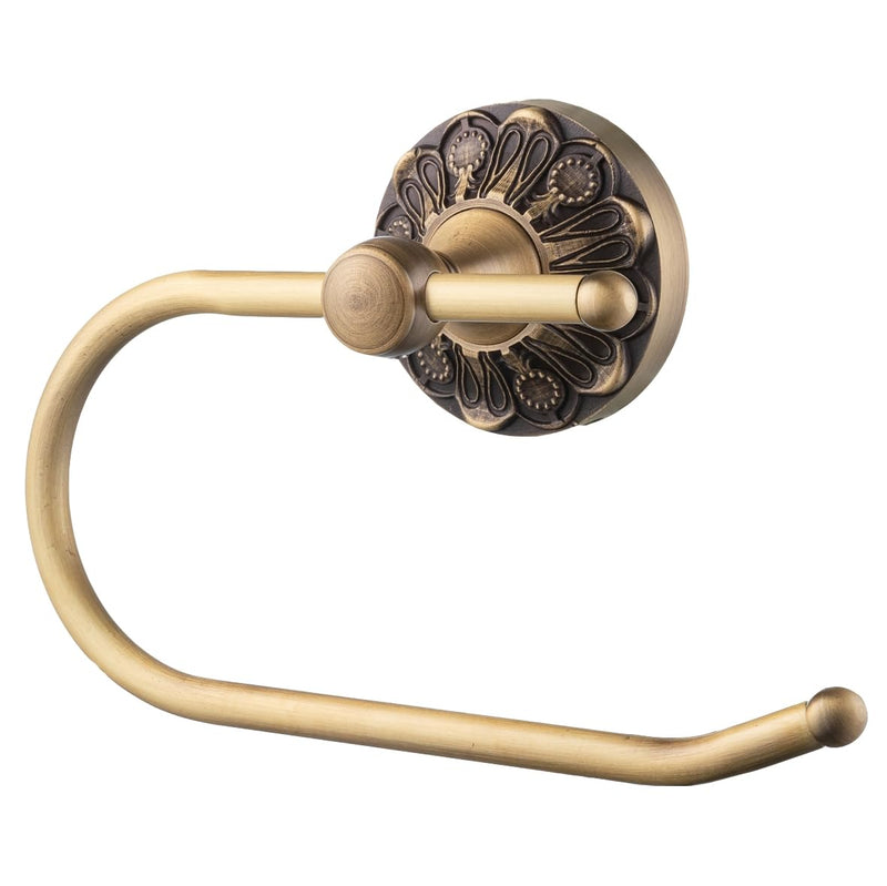 Brused Bronze Toilet Paper Holder Wall Mounted 18.5cm/7.28'' Antique Brass Tissue and Towel Holder for Bathroom or Kitchen Room Vintage Design (Brush Bronze) Brush Bronze