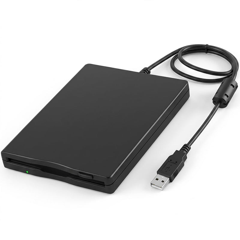 Portable Floppy Disk Drive Reader, 3.5 inch 1.44mb with External USB, Floppy Disk Drive for PC, Laptop and Desktop, Plug & Play