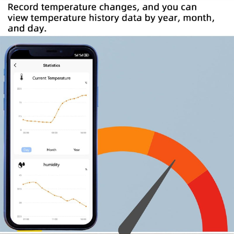 Zigbee Temperature Sensor Controller with Waterproof Probe,Tuya app Remote 16A Smart Switch(tuya zigbee hub Needed)