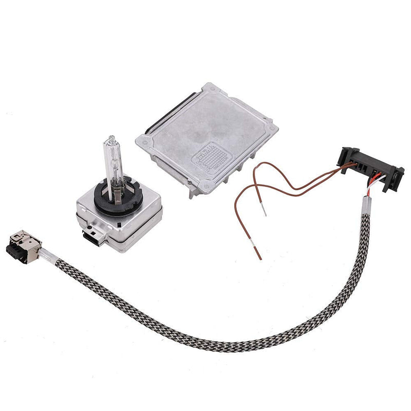 89034934 4L0907391 4L0907391A Xenon HID Headlight Ballast with Igniter and D1S Bulb - Compatible with Jeep Grand Cherokee, Buick Enclave, Audi Q7, BMW 1-Series, GMC Acadia, VW Passat