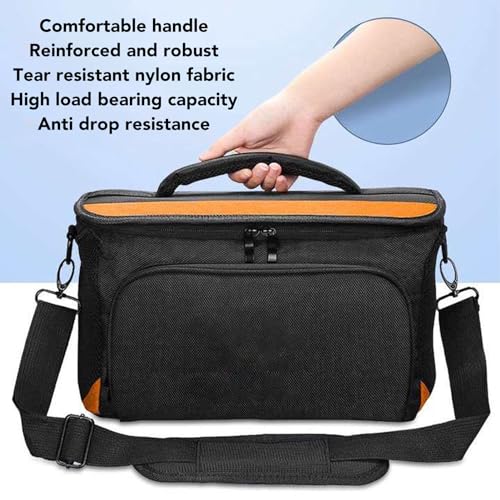 ZJchao Fusion Splicer Bag, Nylon Fiber Optic Splice Tool Organizer Optical Fiber Fusion Splicer Tool Bag Universal Pouch with Rain Cover and Rope for Compatible with 99% Fusion Splicer