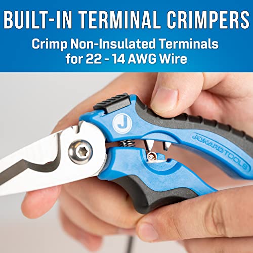 Jonard Tools KWC-700 Multi-function Kevlar® & Wire Cable Cutting Shears, 7" Ultra Kevlar Cutter