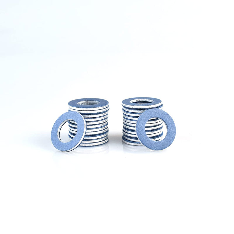 12 Pieces Oil Drain Plug Gaskets 90430-12031 Replacement for Lexus Toyota Scion CT200h ES350 Prius Tundra Sienna Tacoma 4Runner RAV4 Scion tC xB xD Oil Drain Plug Washers Aluminum - M12 12