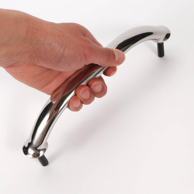 Boat Grab Bar 304 Stainless Steel Polished Grab Handle Handrail Hardware Multipurpose (2PCS) (9“ Silver)