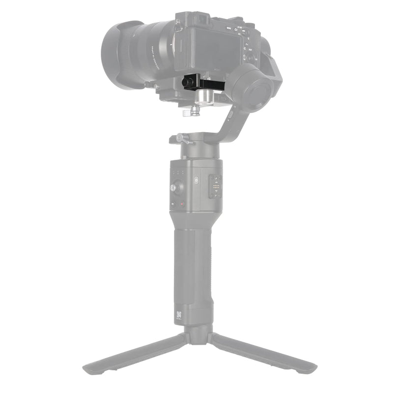 NICEYRIG Extension Quick Release Clamp for Arca-Swiss, with Multiple Mounting Threads Cold Shoe Bottom Plate Applicable for DJI Ronin SC/Mini Tripod/Monopod/Selfie Stick/Camera L Bracket - 509