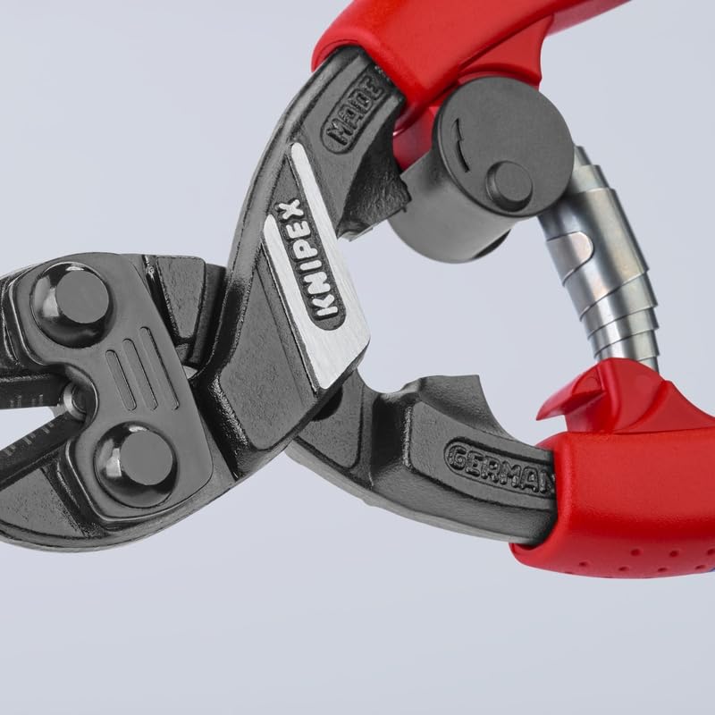 KNIPEX - 7112200 Tools 71 12 200, Comfort Grip High Leverage Cobolt Cutters with Opening Lock and Spring