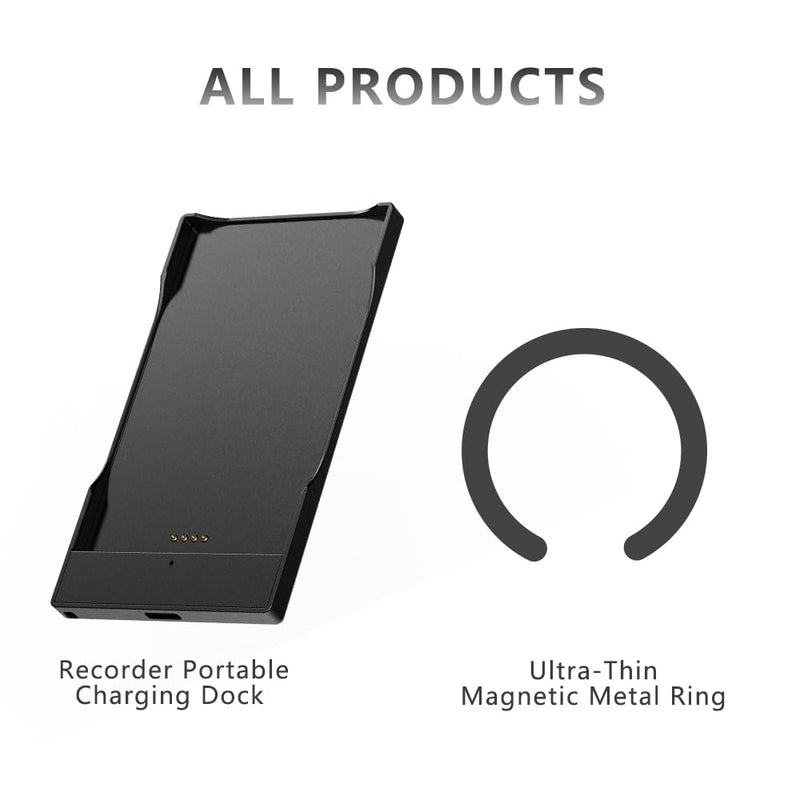 Magnetic Dock for Plaud Note Pro AI & Plaud Note Recorder, Fast Charger, Magnetic Accessories, Plaid Portable Magnetic Charger