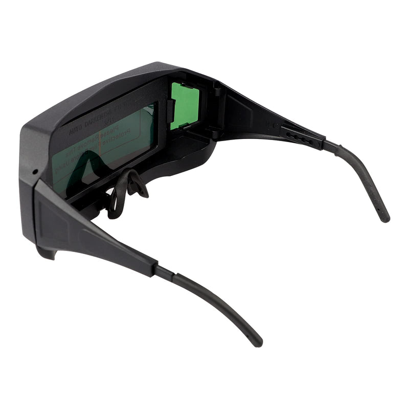 Panoramic View Welding Glasses True Color Auto Darkening Welding Goggles Welder Safety Eye Protection Mask Helmet Accessories Black