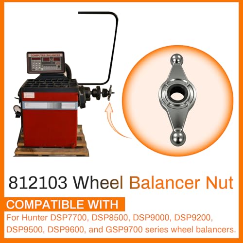 Wheel Balancer Hub Wing Nut Compatible with Hunter DSP Series