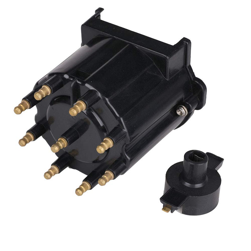 Distributor Cap and Ignition Rotor Kit for Marinized 5.0L, 5.7L, 350 V-8 MerCruiser Engines Made by General Motors with Delco HEI Ignition - Replaces 808483Q1, 18-5281